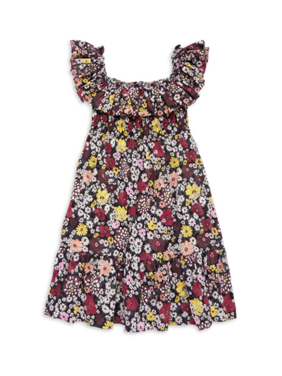 Sea Kids' Little Girl's & Girl's Gitte Print Smocked Dress In Neutral