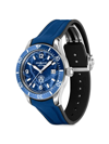 MONTBLANC MEN'S 1858 ICED SEA STAINLESS STEEL, CERAMIC & ALLIGATOR-EFFECT LEATHER WATCH