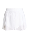 Alo Yoga Women's Aces Wrap-effect Tennis Skirt In White