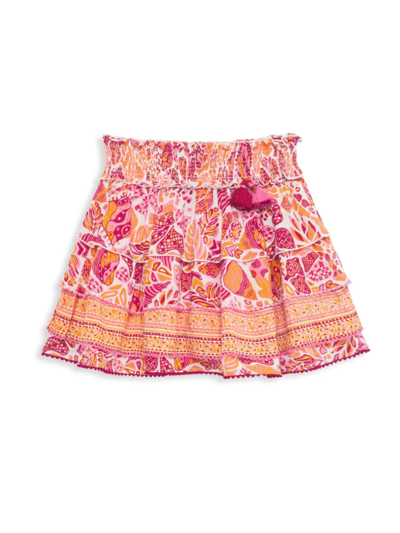 Poupette St Barth Kids' Little Girl's & Girl's Ariel Mini Skirt In Multi Floral