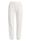 Marc Jacobs Cotton Logo Sweatpants In Chalk