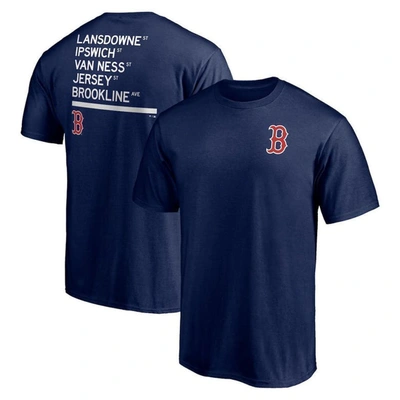 Fanatics Men's Navy Boston Red Sox Hometown Streets T-shirt