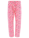 Paccbet Workwear Floral Pants In Pink