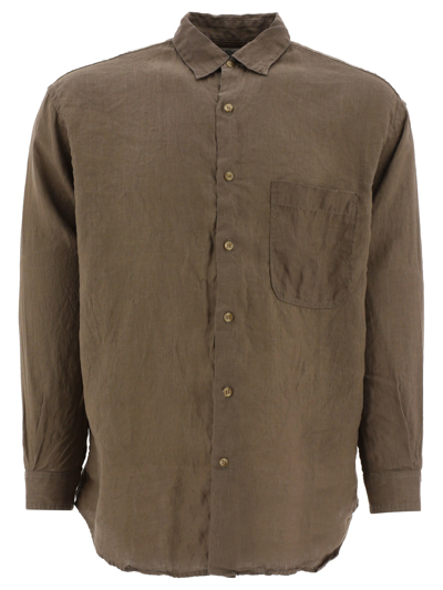 Orslow Chest Pocket Shirt In Green