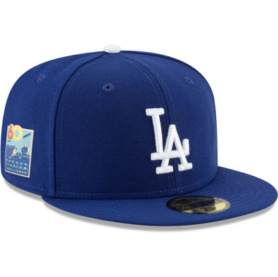 New Era Royal Los Angeles Dodgers 60th Anniversary Authentic Collection On-field 59fifty Fitted Hat