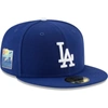NEW ERA NEW ERA ROYAL LOS ANGELES DODGERS 60TH ANNIVERSARY AUTHENTIC COLLECTION ON-FIELD 59FIFTY FITTED HAT