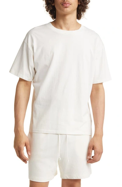 Elwood Core Oversize Cotton Jersey T-shirt In White