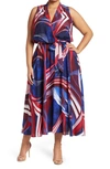 By Design Spain Printed Maxi Dress In Multi