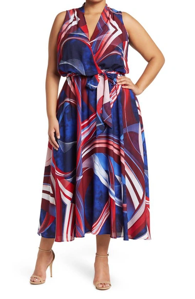 By Design Spain Printed Maxi Dress In Multi