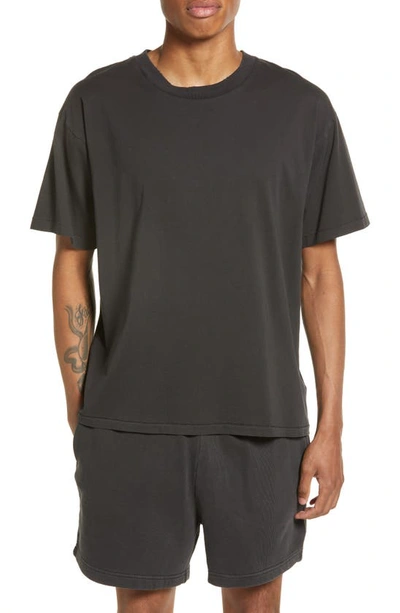Elwood Core Oversize Cotton Jersey T-shirt In Vintage Black