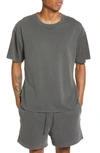 Elwood Core Oversize Cotton Jersey T-shirt In Grey