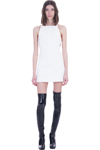 Courrèges White Viscose Mini Dress In White