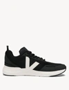 Veja Condor 2 Alveomesh Nautico Pierre Black In Black