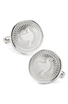 Cufflinks, Inc Silver Dove Radial Cuff Links In Silver
