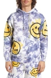 MARKET SMILEY SUN TIE DYE COTTON HOODIE