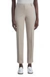 Lafayette 148 Sullivan Linen Pants With Crochet Detail In Taupe