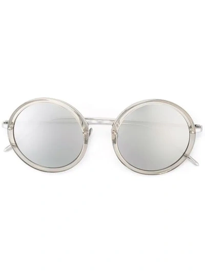 Linda Farrow Mirrored Lens Sunglasses