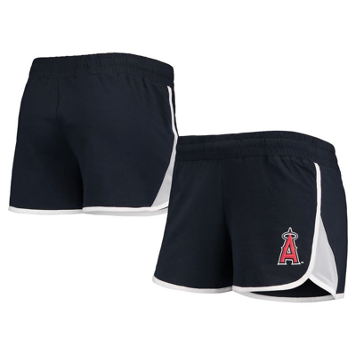 New Era Navy Los Angeles Angels Stretch French Terry Shorts