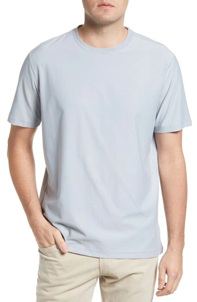 Robert Barakett Hickman Solid T-shirt In Blue Fog