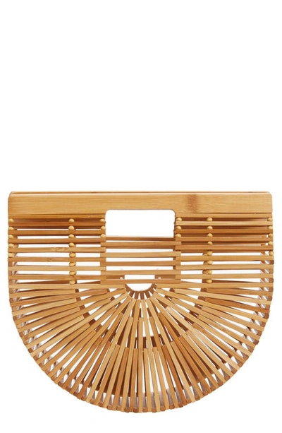 Cult Gaia Small Ark Tote Bag In Natural