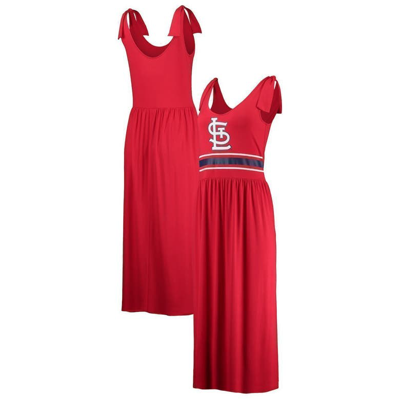 G-iii 4her By Carl Banks Red St. Louis Cardinals Game Over Maxi Dress