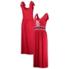 G-iii 4her By Carl Banks Red St. Louis Cardinals Game Over Maxi Dress In Red