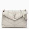 SAINT LAURENT SOFT CREAM MEDIUM LOULOU PUFFER BAG