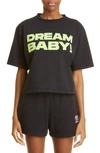 LIBERAL YOUTH MINISTRY DREAM BABY GRAPHIC CROP TEE