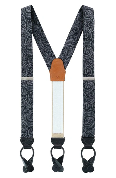 TRAFALGAR TRAFALGAR SOBEE PAISLEY SILK SUSPENDERS