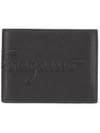 FERRAGAMO Kentucky embossed logo wallet,カーフレザー100%