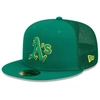 NEW ERA NEW ERA  GREEN OAKLAND ATHLETICS 2023 BATTING PRACTICE 59FIFTY FITTED HAT