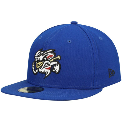 New Era Blue Omaha Storm Chasers Authentic Collection Team Home 59fifty Fitted Hat