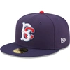NEW ERA NEW ERA NAVY BROOKLYN CYCLONES AUTHENTIC COLLECTION 59FIFTY FITTED HAT