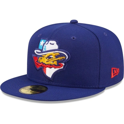 New Era Amarillo Sod Poodles Ac 59fifty-fitted Cap In Royal