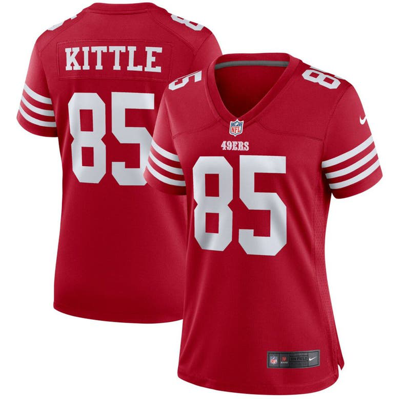 Nike George Kittle Scarlet San Francisco 49ers Player Game Jersey In Scarlet