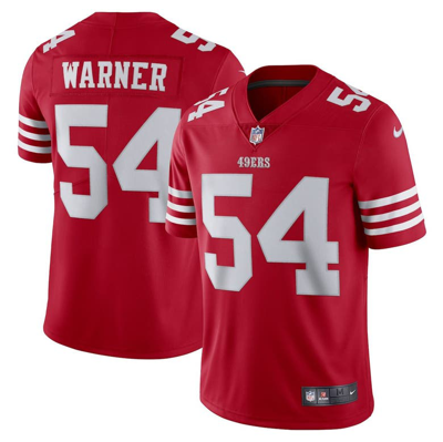 Nike Fred Warner Scarlet San Francisco 49ers Vapor Limited Jersey In Red