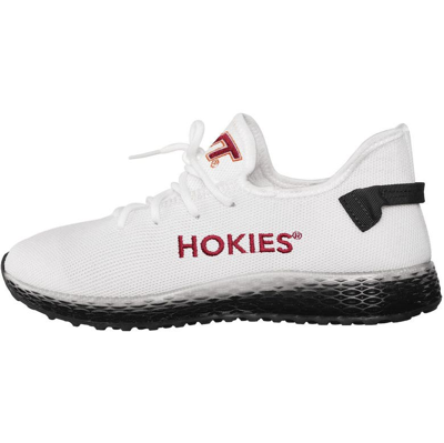 Foco Virginia Tech Hokies Gradient Sole Knit Sneakers In White
