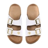 FOCO FOCO PITTSBURGH STEELERS DOUBLE-BUCKLE SANDALS