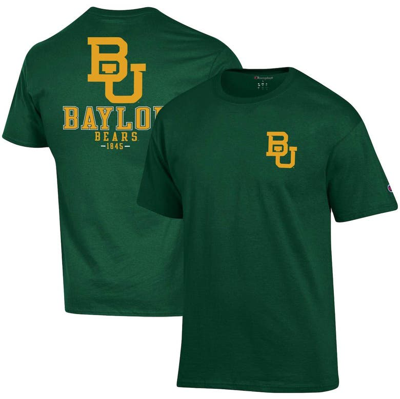 Champion Green Baylor Bears Stack 2-hit T-shirt