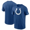 Nike Men's Royal Indianapolis Colts Historic Impact Tri-blend T-shirt In Royal