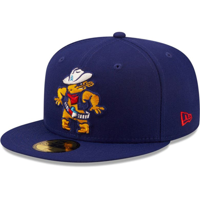 New Era Royal Amarillo Sod Poodles Authentic Collection 59fifty Fitted Hat