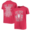 COLOSSEUM YOUTH COLOSSEUM SCARLET OHIO STATE BUCKEYES THE SHOE 100 YEARS 2-HIT T-SHIRT