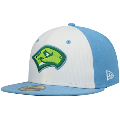 New Era White Daytona Tortugas Authentic Collection Road 59fifty Fitted Hat