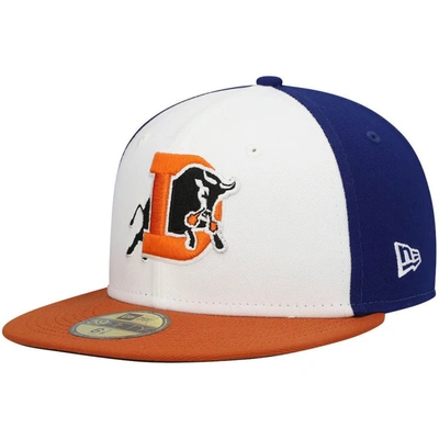 New Era White Durham Bulls Authentic Collection Team Alternate 59fifty Fitted Hat