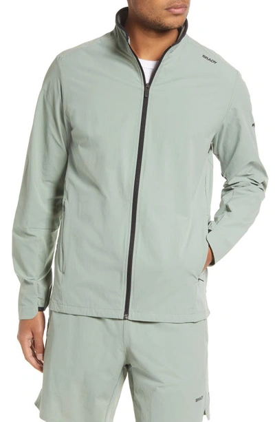 Brady Zero Weight Track Jacket In Sage