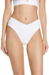 L*space Court Bitsy Ribbed Bikini Bottoms In White