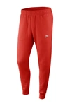Nike Sportswear Club Pocket Fleece Joggers In Unvred/white