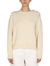 Jil Sander Buttons Shirt In Beige