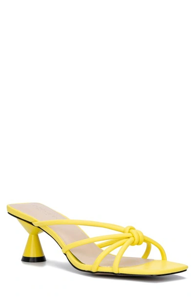 Torgeis Cultivar Strappy Sandal In Yellow