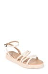 Journee Collection Tru Comfort Flatform Sandal In Off White